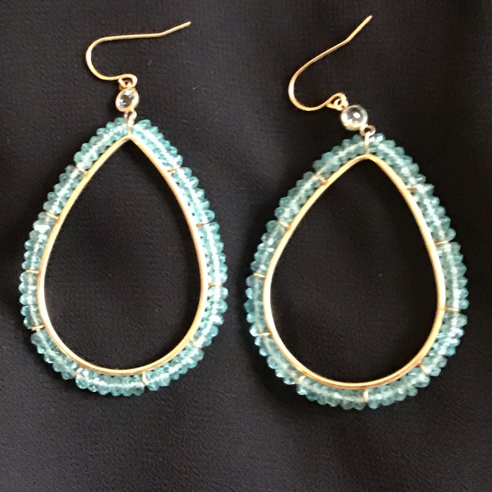 14k Gold And Gemstone Earrings